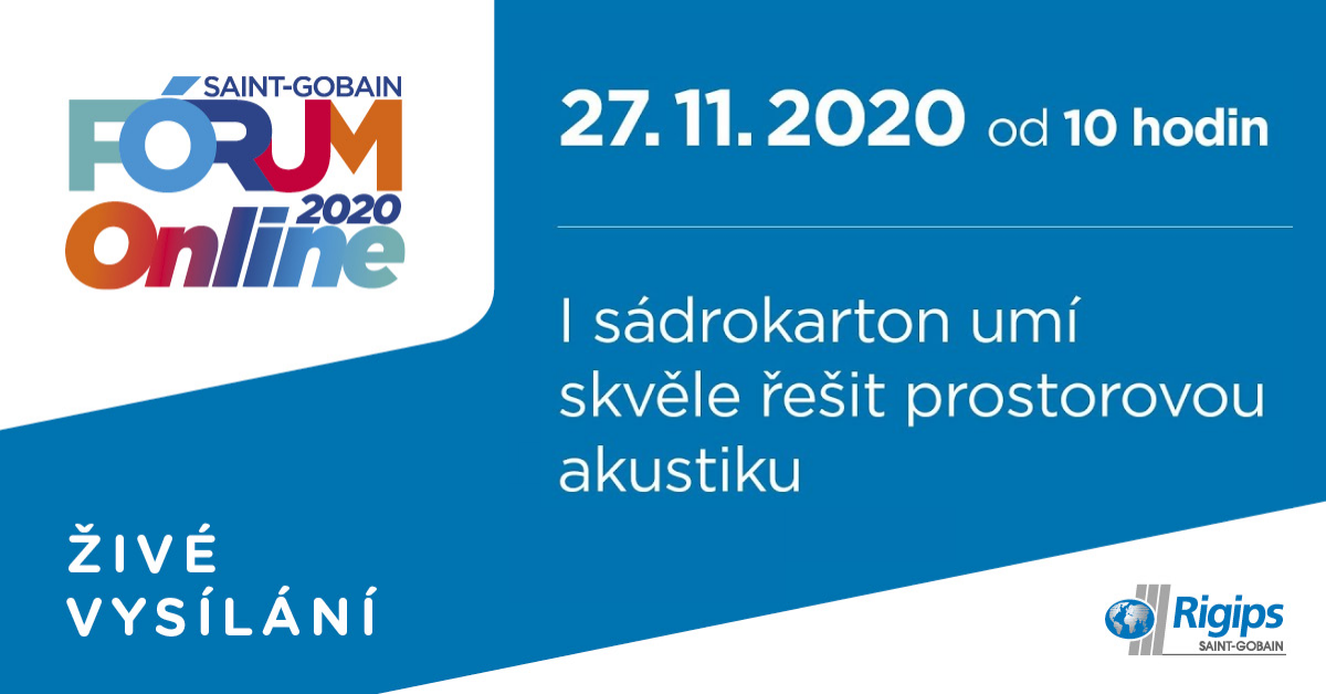 Webinář: I sádrokarton umí skvěle řešit prostorovou akustiku