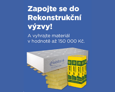 Zapojte se do Rekonstrukční výzvy! A vyhrajte materiál v hodnotě 150 tis. Kč