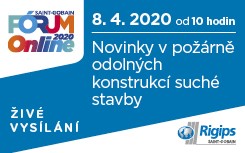 Webinář: Novinky v požárně odolných konstrukcích suché stavby