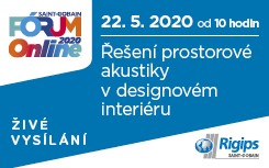 Webinář: Řešení prostorové akustiky v designovém interiéru